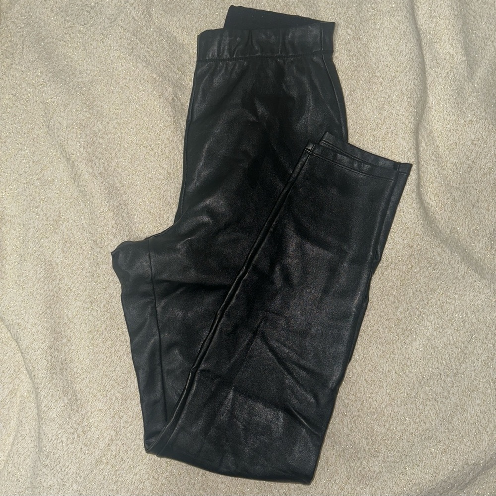 Express Black Faux Leather Leggings